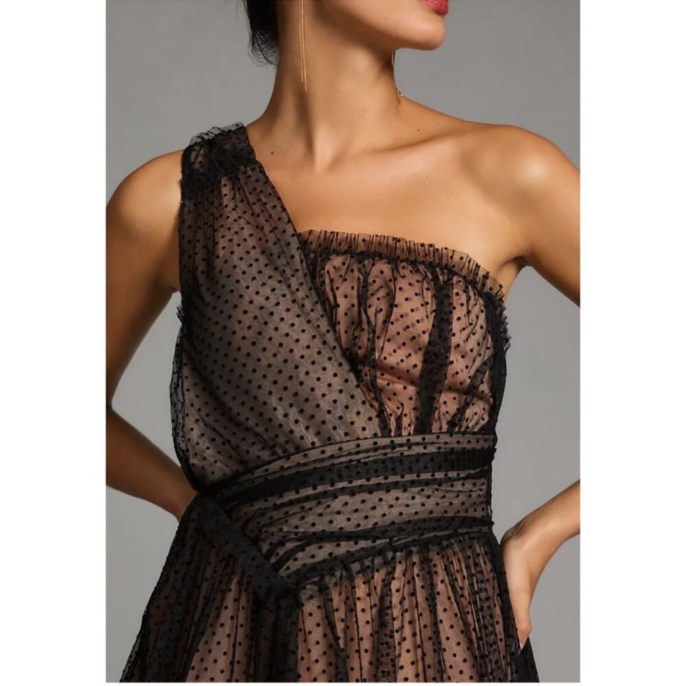 Anthropologie Tulle Dot Maxi Dress - Picture 3 of 6